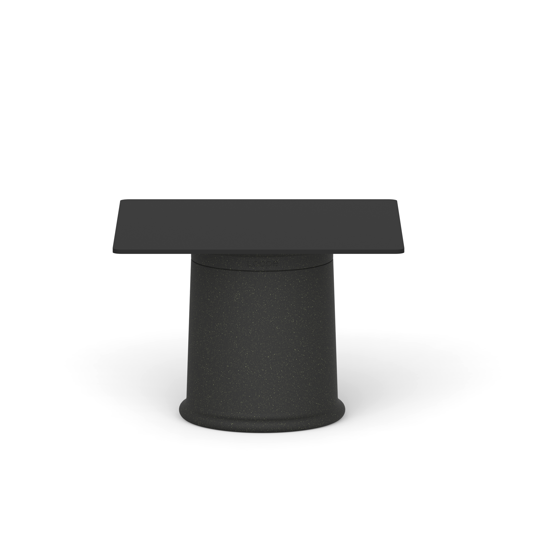 LOOPE faT Table stolik kawowy czarny HPL detal