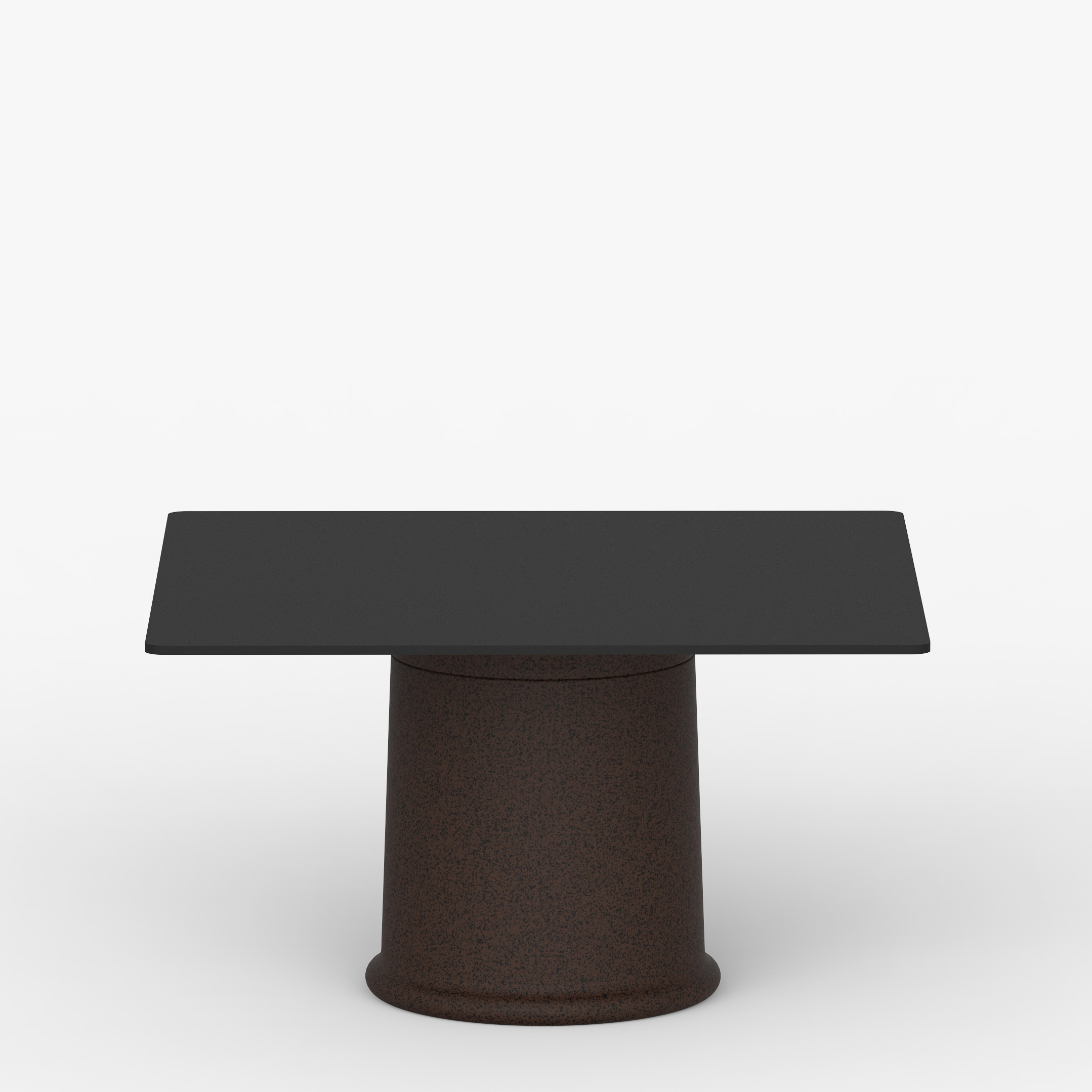 Stół faT Table LOOPE 100x100x55 cm – widok ogólny